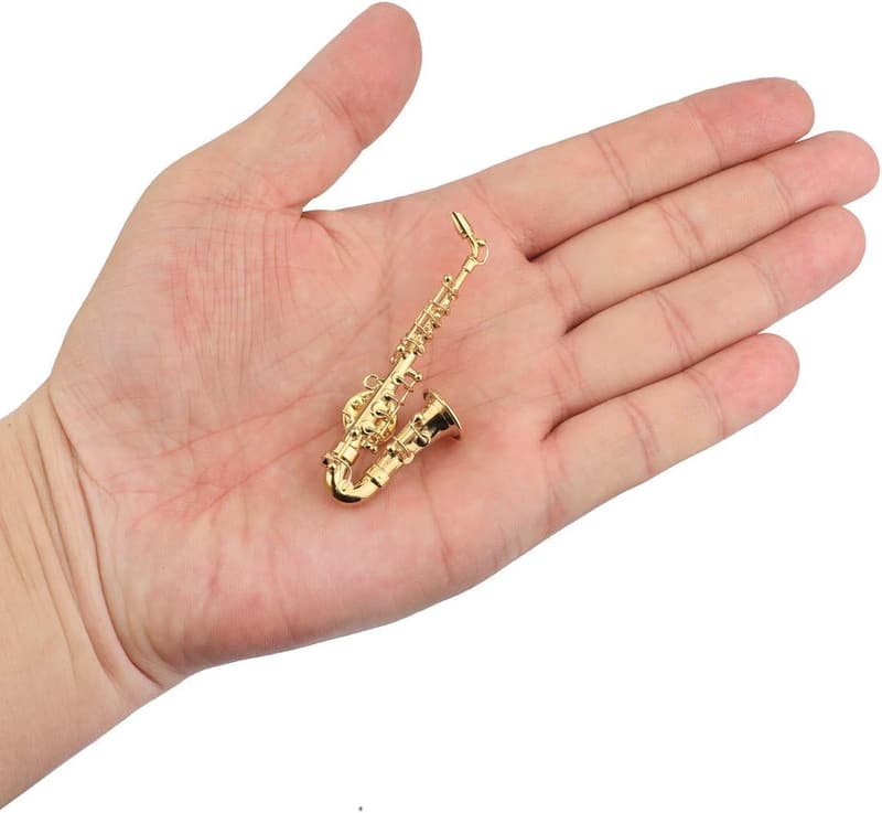 Miniature Musical Instrument Lapel Pin with Case - Ideal Gift for Music Lovers