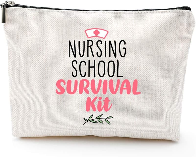Nurse Survival Kit - Waterproof Cosmetic Bag for Nursing Students