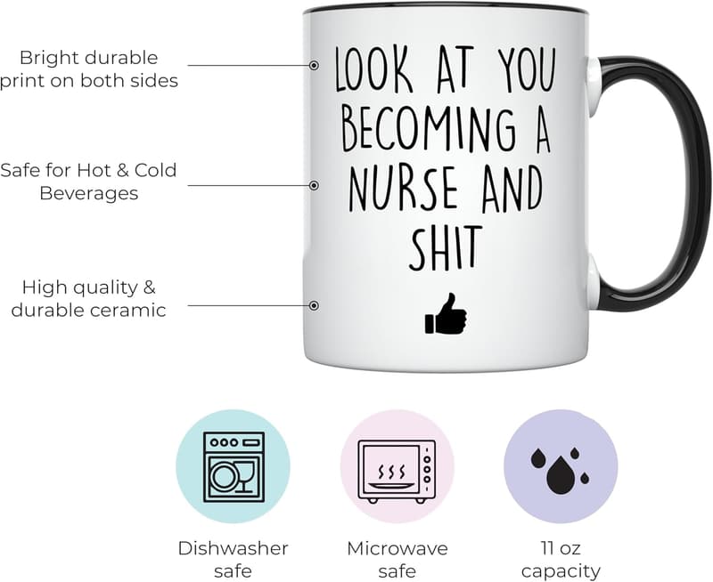 Nursing Graduation Coffee Mug - 11オズ, Gifts for Nurses