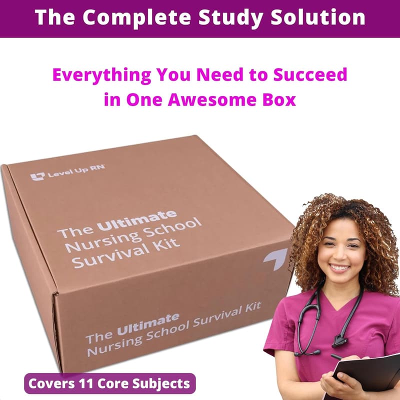 Nursing School Survival Kit: 1900 Essential Flash Cards