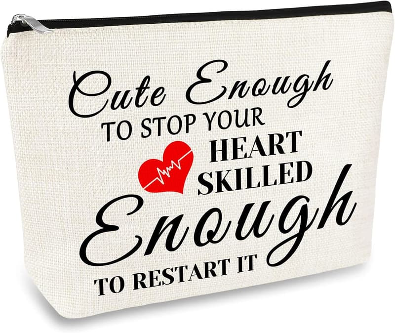 Nurse Appreciation Makeup Bag for Women - Graduation Gift