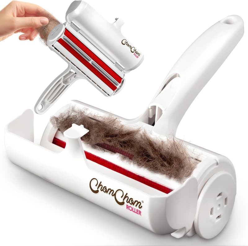 Chom Chom Roller Pet Hair Remover - Portable Multi-Surface Tool