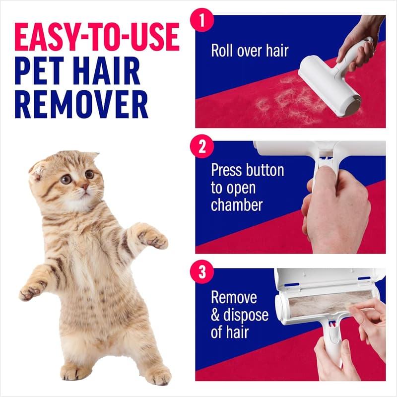 Chom Chom Roller Pet Hair Remover - Portable Multi-Surface Tool