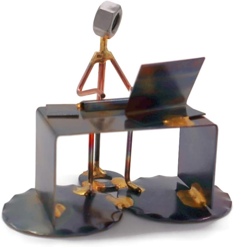 Handmade Metal Sculptures - Unique Desk Accessories for Developers