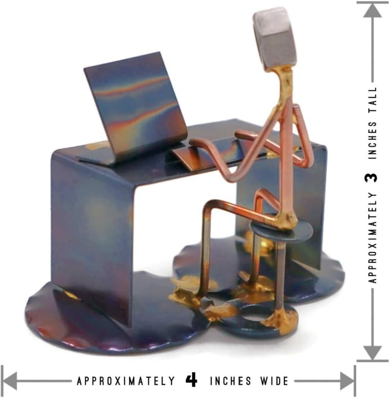 Handmade Metal Sculptures - Unique Desk Accessories for Developers