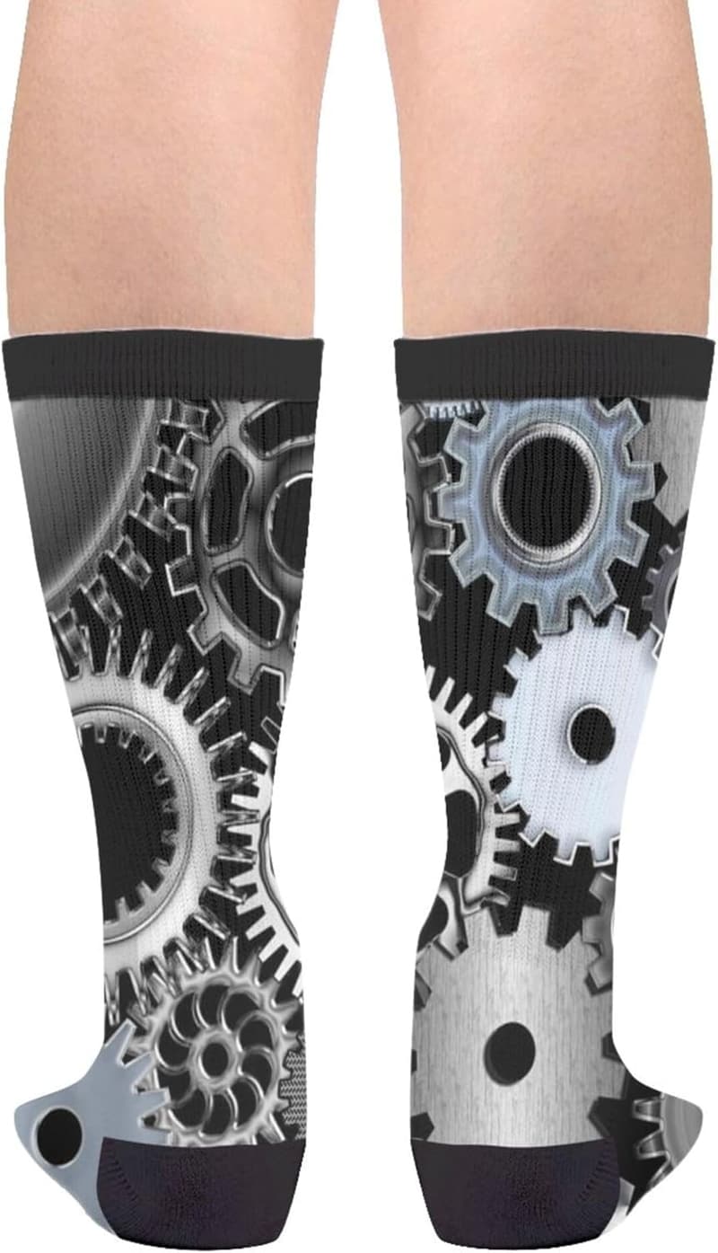 Mechanical Engineering Gear Crew Socks - Unisex Fun Socks