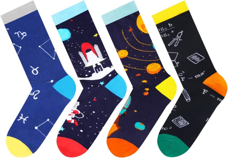 Doctor Patient Socks for Math & Space Enthusiasts