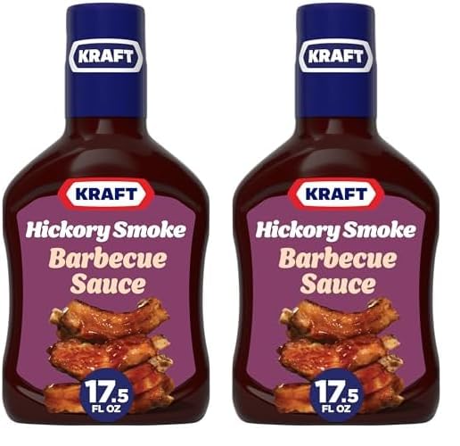 Kraft Hickory Smoke Barbecue Sauce, 17.5 oz (Pack of 2)