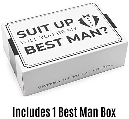 Groomsmen Proposal Gift Box Set - Tuxedo Style (10 Pack)