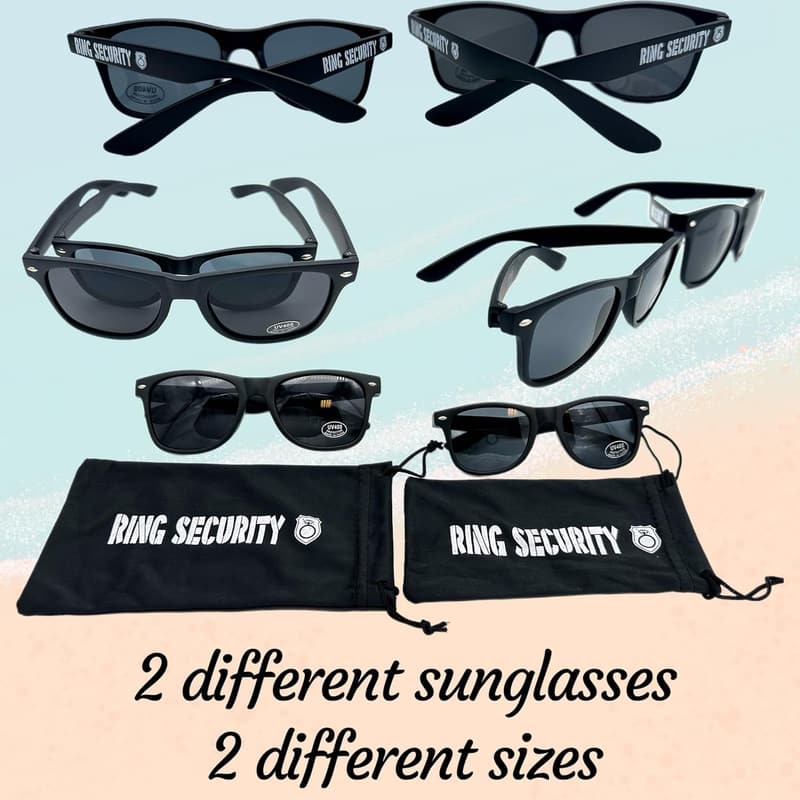 Ring Bearer Proposal Gift Box with Sunglasses for Weddings