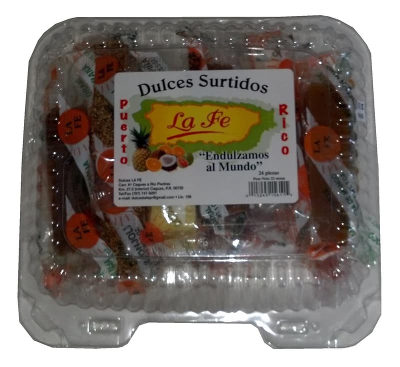 Puerto Rican Assorted Sweets - 21 Pieces (1 oz each)