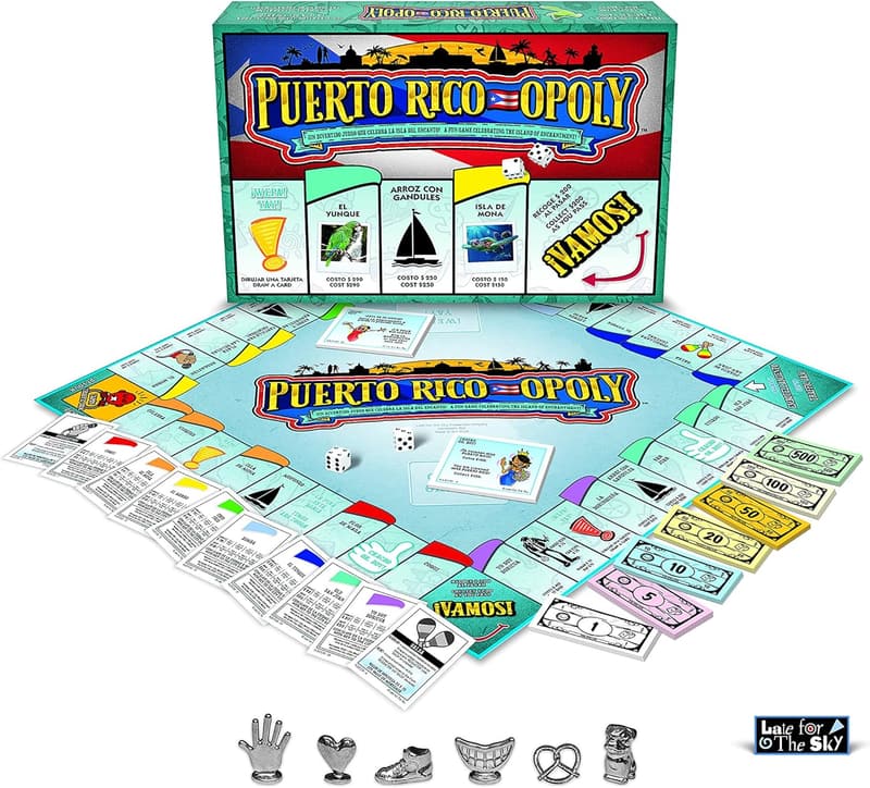Puerto Rico-Opoly Board Game, Fun Family Game Night