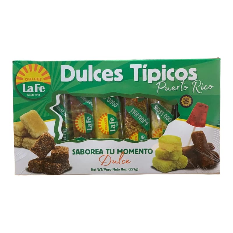 Puerto Rican Candy Assortment - Fabrica De Dulces La Fe (8 pcs)