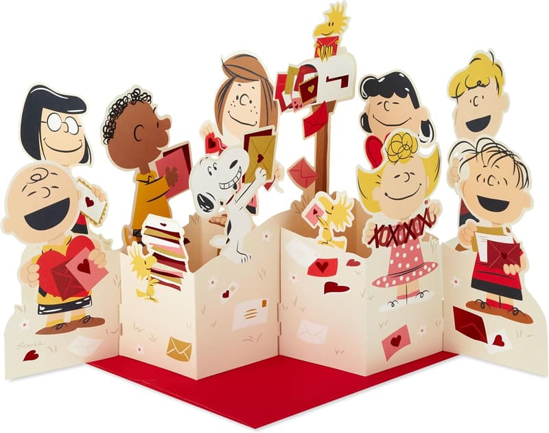 Valentine's Day Jumbo Pop-Up Card featuring Snoopy