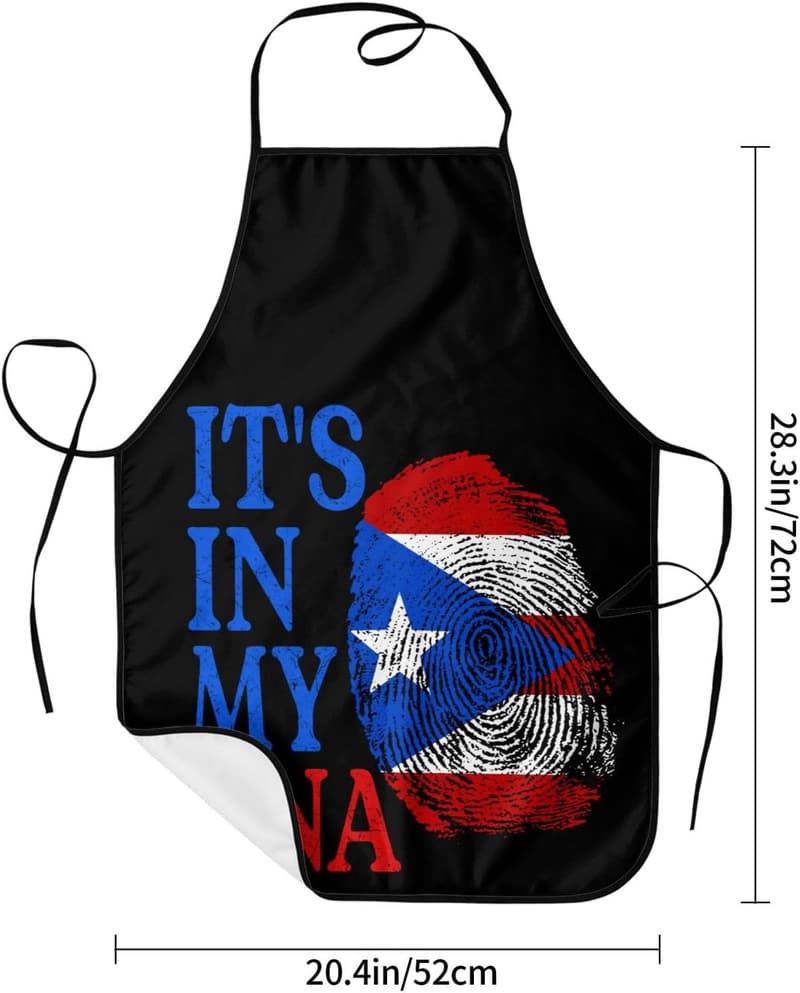 Holiday Celebration Bib Apron for Cooking and Grilling