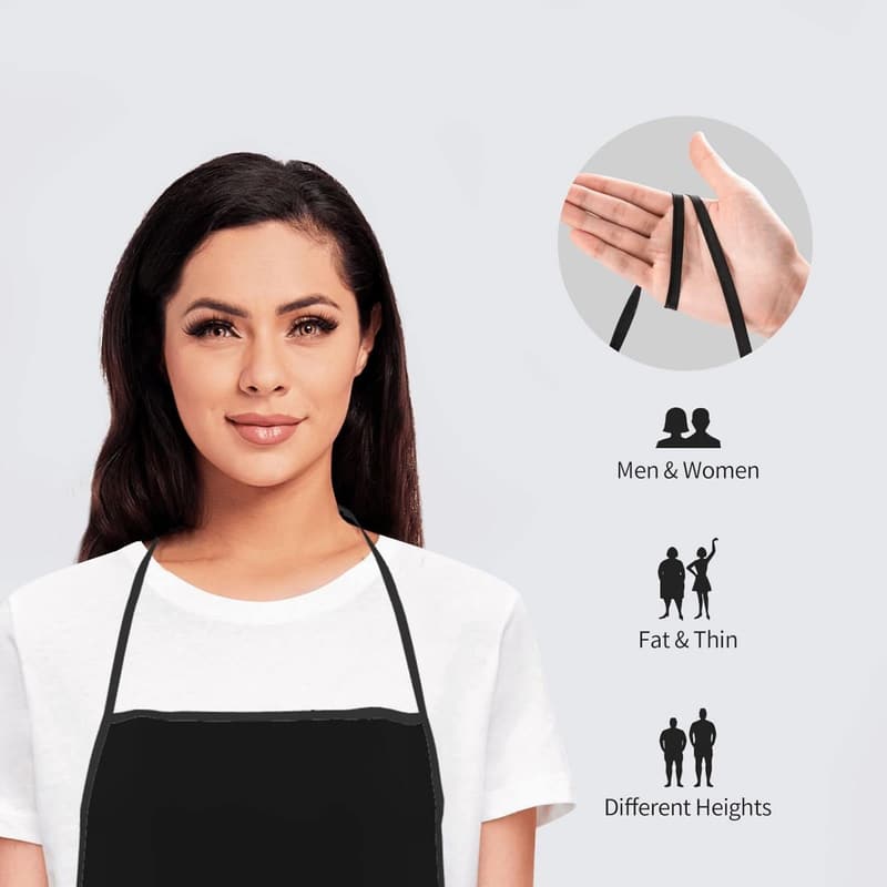 Holiday Celebration Bib Apron for Cooking and Grilling