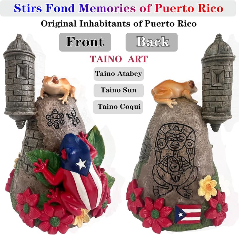Puerto Rico Coquí Sound Souvenir - Taino Goddess Design