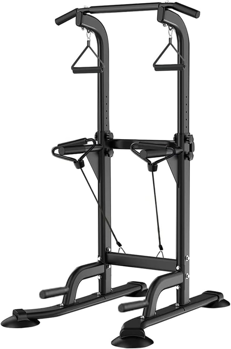 Adjustable Multi-Function Pull Up & Dip Station for Home Workouts