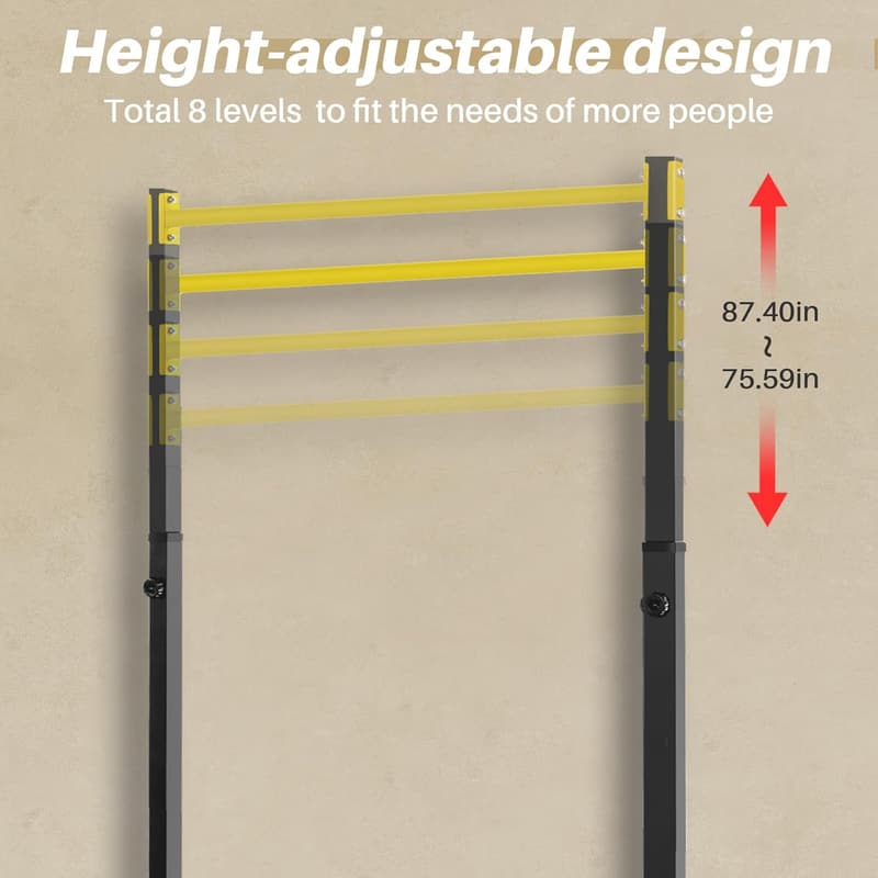 Portable Pull-Up Tower for Home Gym - 330 lbs Capacity