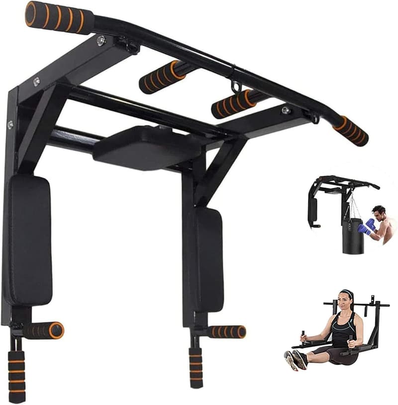 Multifunctional Wall-Mounted Pull-Up Bar for Home Gym