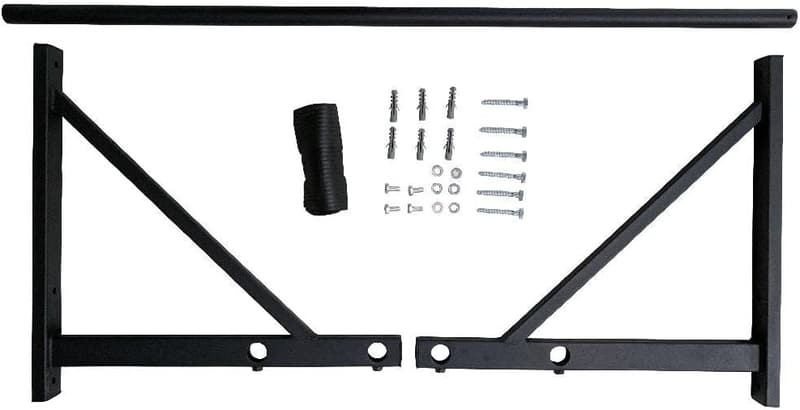 Titan Fitness Adjustable Wall-Mounted Pull-Up Bar - 400 LB Capacity