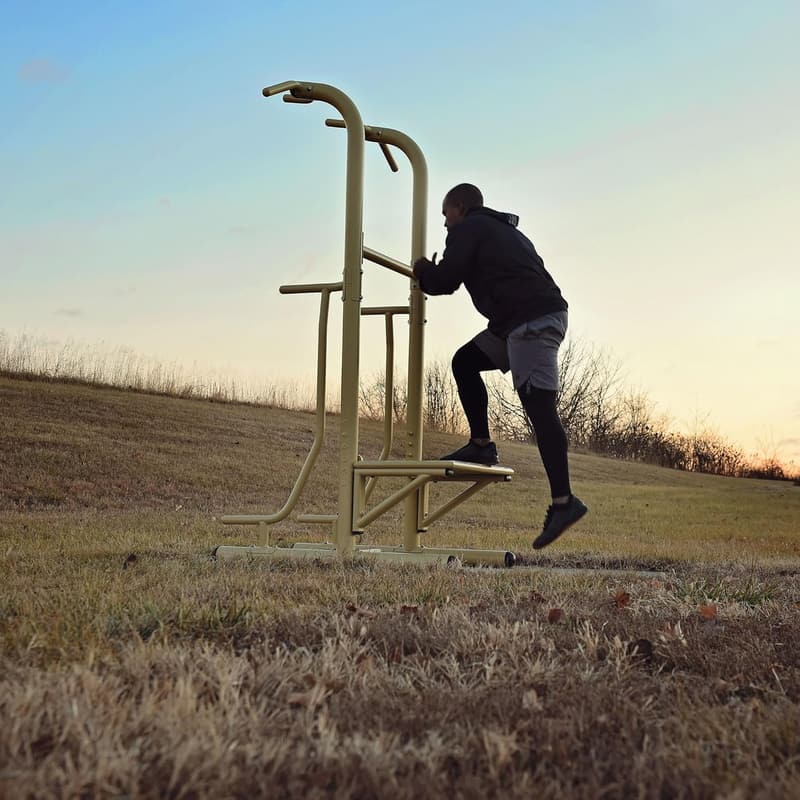 Multi-Use Strength Training Power Tower for Outdoor Fitness