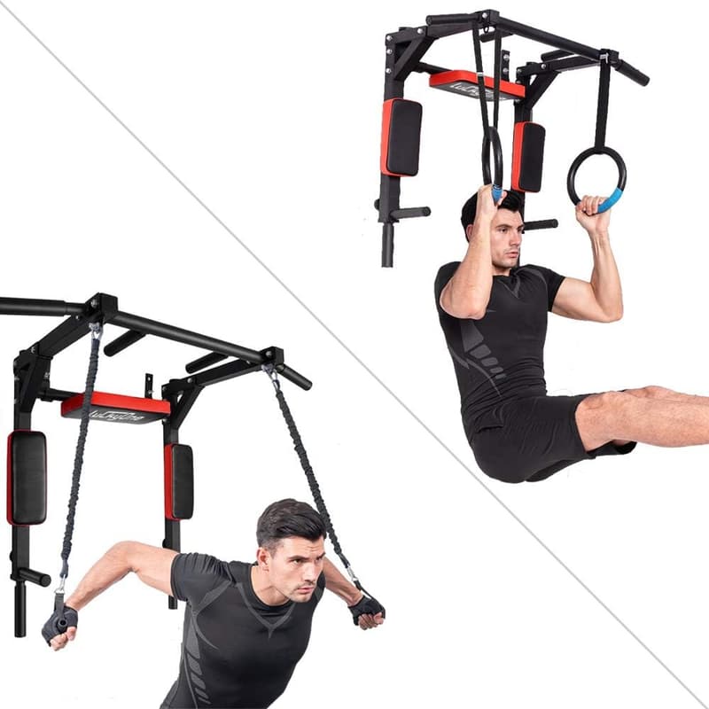 Heavy-Duty Wall-Mounted Pull-Up Bar for Indoor Workouts
