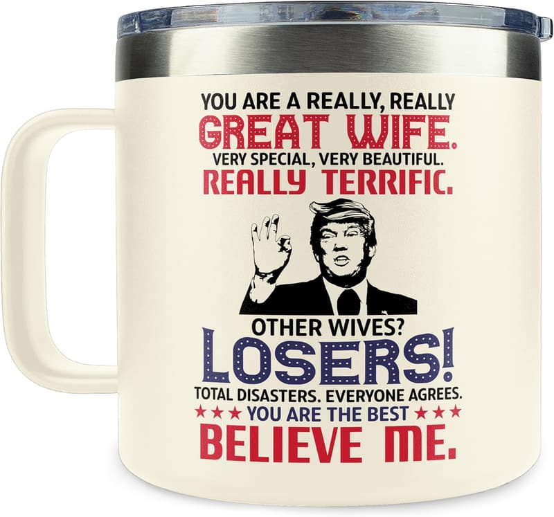 Wedding Anniversary Stainless Steel Coffee Mug for Her