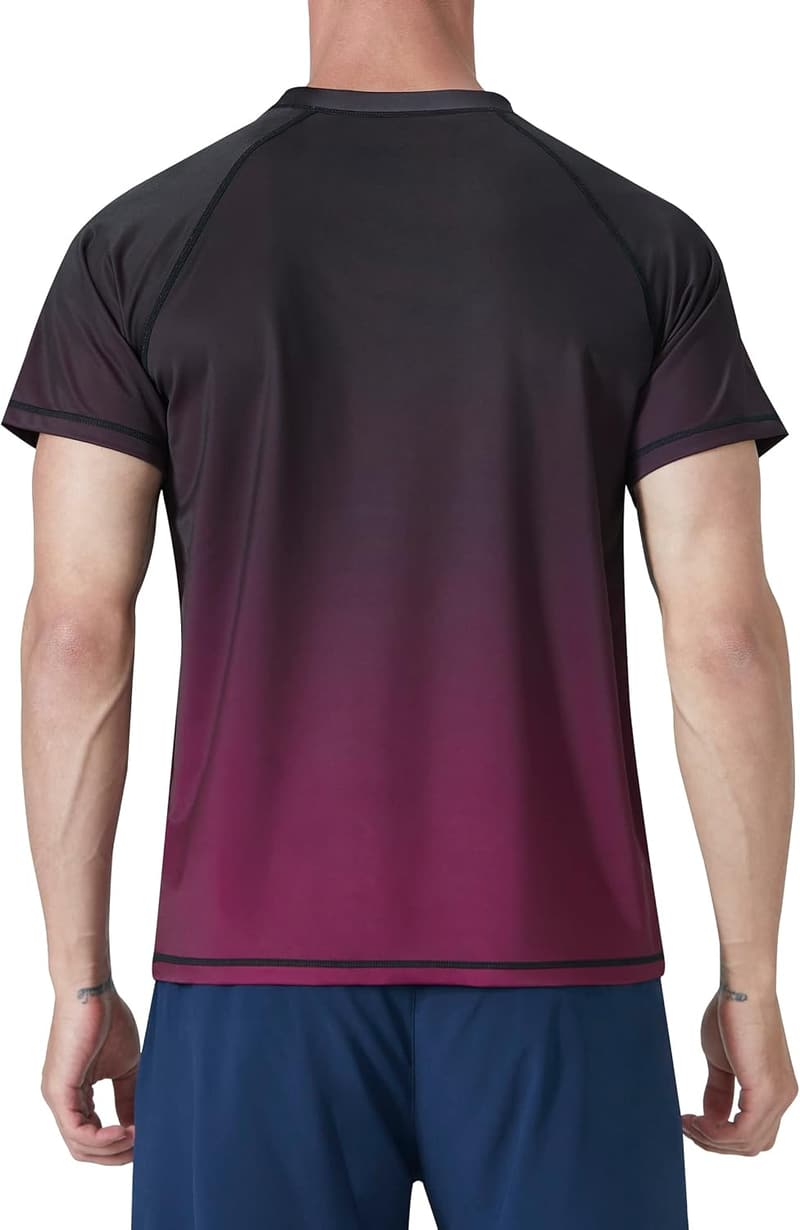 Men's UPF 50+ Sun Protection Quick-Dry Swim Shirt