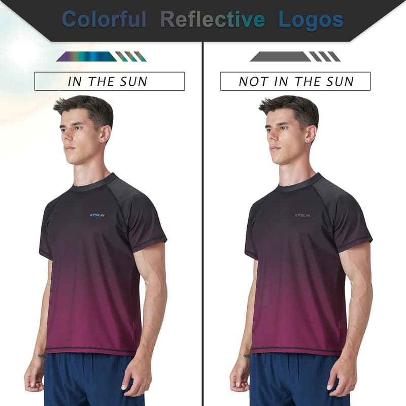 Men's UPF 50+ Sun Protection Quick-Dry Swim Shirt