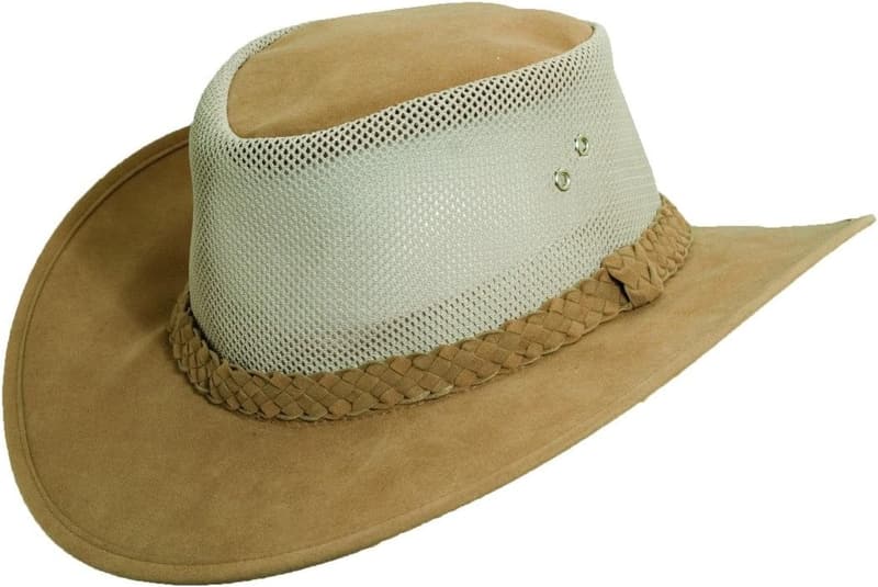 Men's Soaker Hat with Mesh Sides - Tan, Large/X-Large