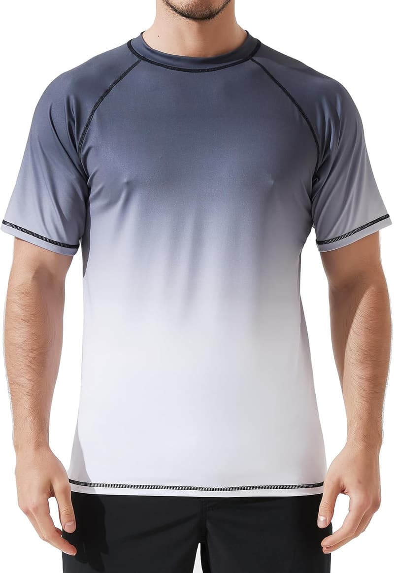 Men's UV Protection Rashguard - UPF 50+, Quick Dry, Loose Fit