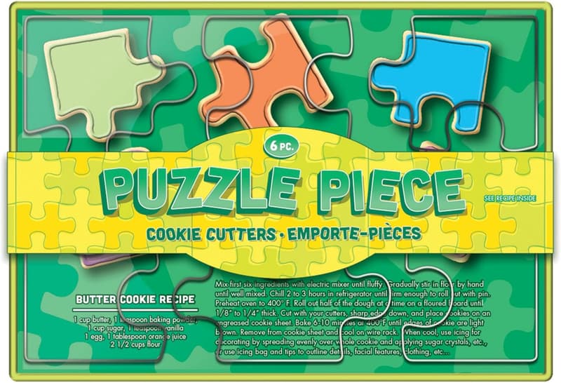 Puzzle Piece Cookie Cutter Set by Fox Run