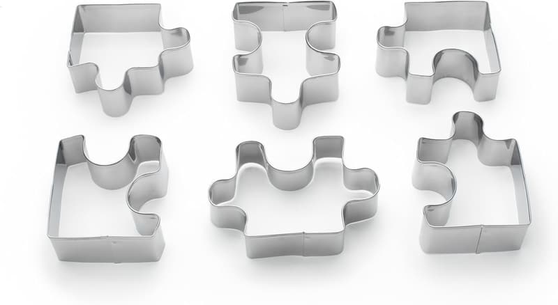 Puzzle Piece Cookie Cutter Set by Fox Run