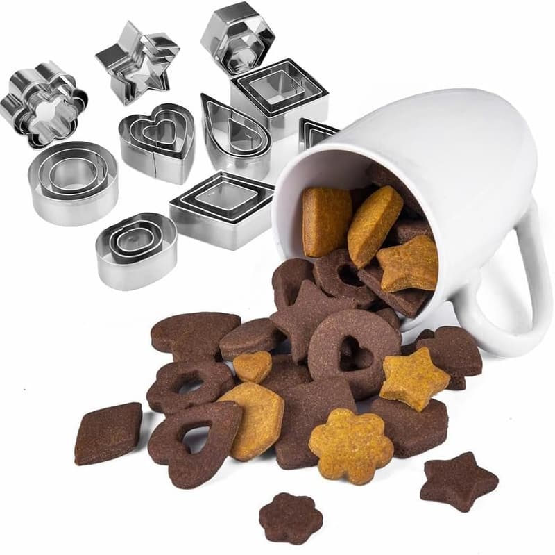 30Pcs Mini Stainless Steel Cookie Cutter Set for Kids