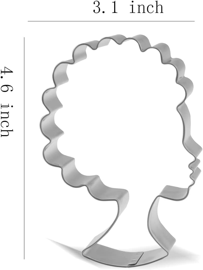 Girl Face Cookie Cutter Set - 6 Piece Stainless Steel