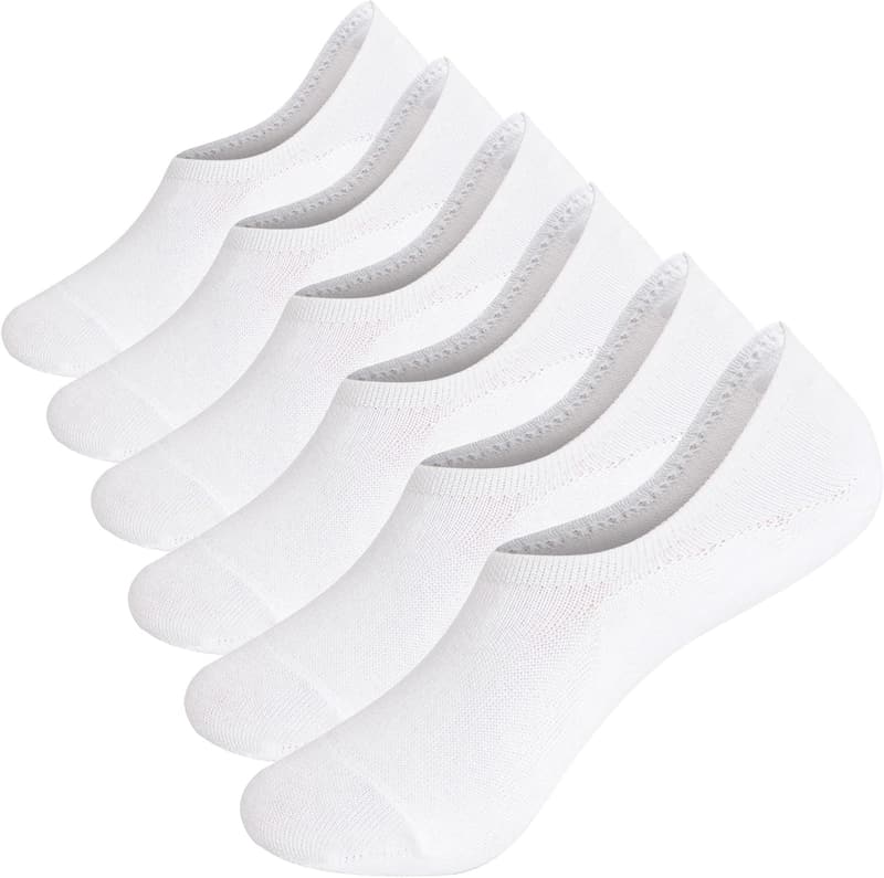 Light Casual No-Show Ankle Socks for Men and Women - 10 Pairs
