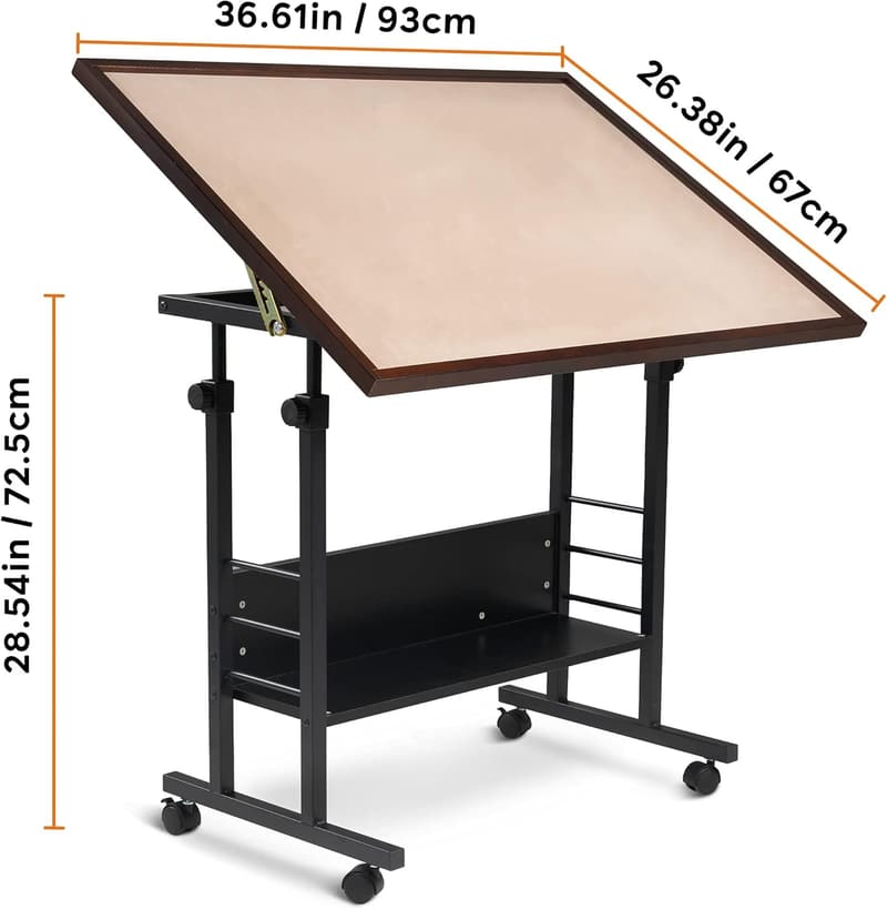1500-Piece Puzzle Table with Adjustable Tilt & Cover Mat