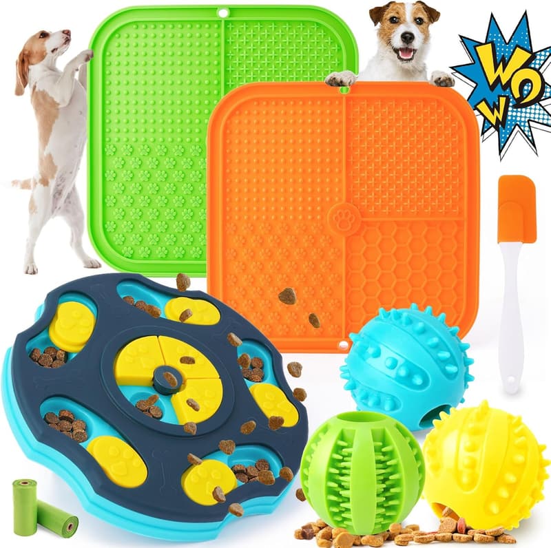 Dog Puzzle Toy Set for Small to Medium Dogs - 9 Pack