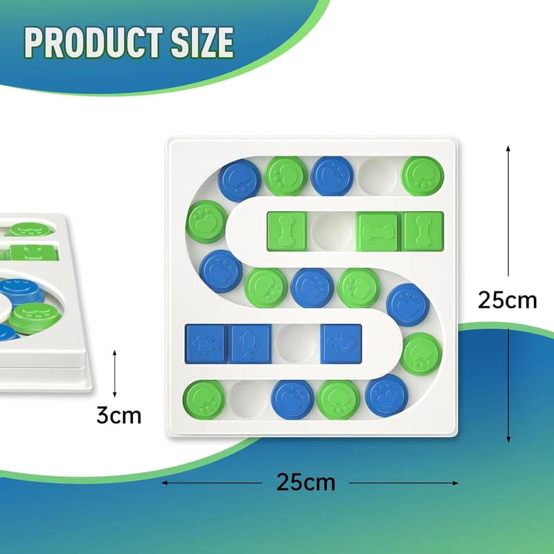 Interactive Dog Food Puzzle Toy for IQ Training and Mental Stimulation