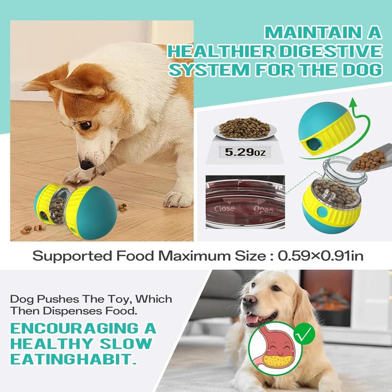 Interactive Adjustable Dog Puzzle Treat Toy for Enrichment