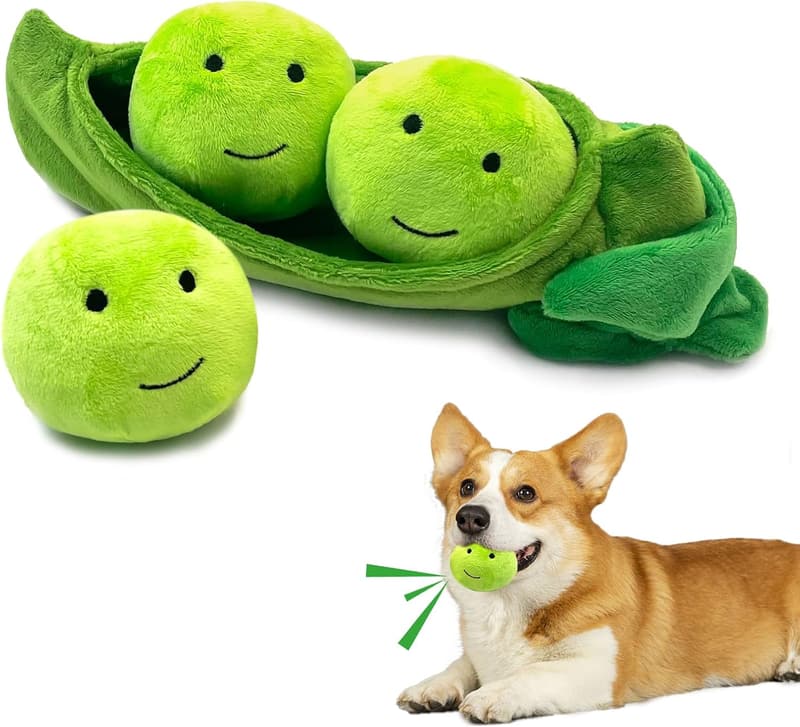 Interactive Squeaky Dog Toys for Stimulation (Pack of 3)