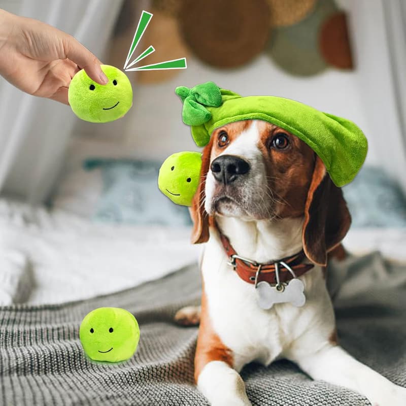 Interactive Squeaky Dog Toys for Stimulation (Pack of 3)