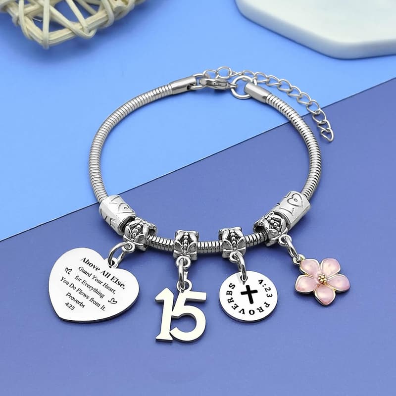 18th Birthday Bracelet for Girls - Perfect Gift for Daughter or Sister