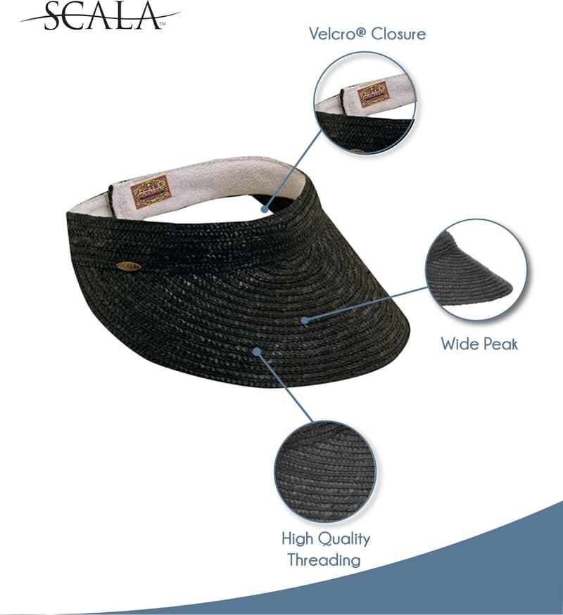 Women's Sewn Braid Visor Hat