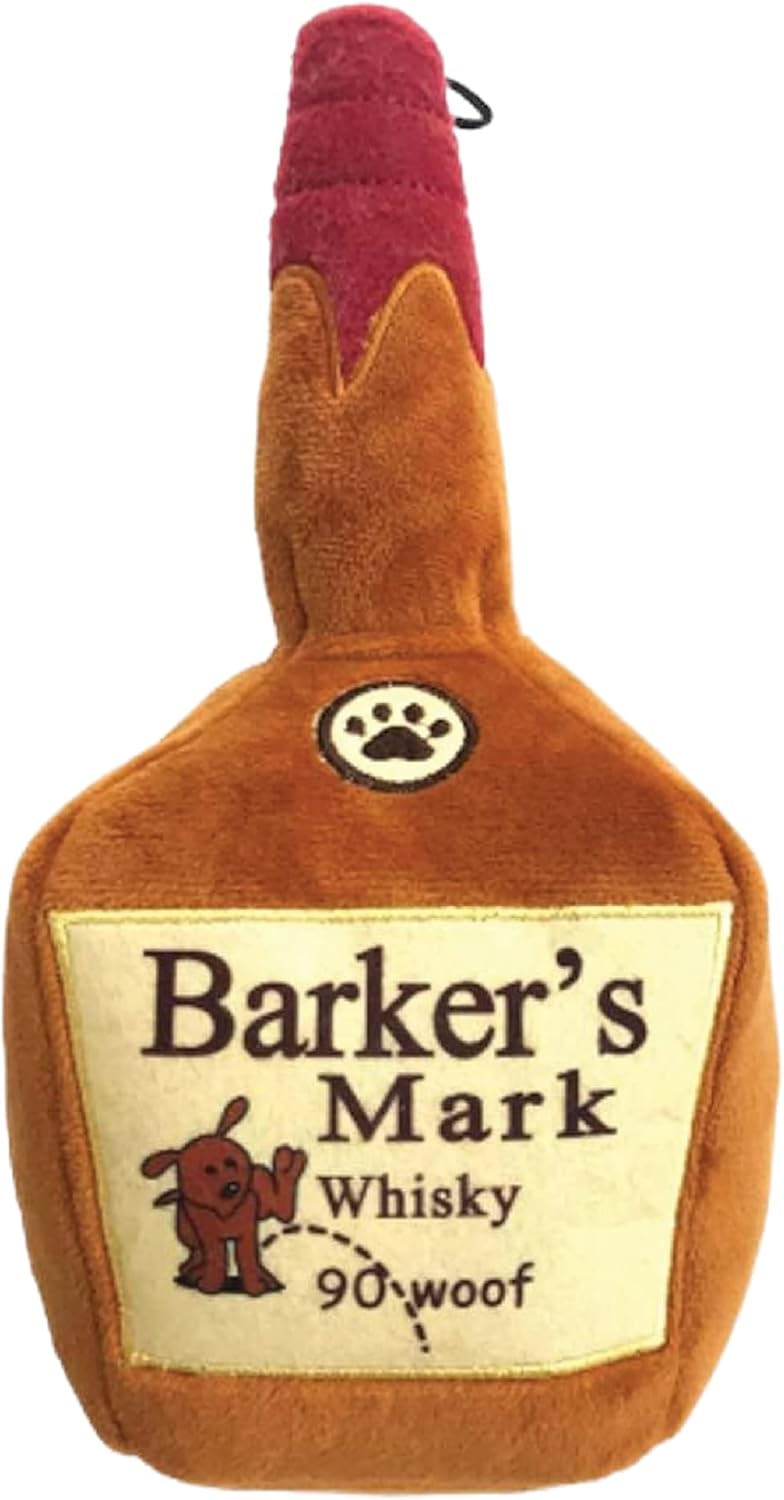 Small Plush Dog Toy with Squeaker - Durable & Fun
