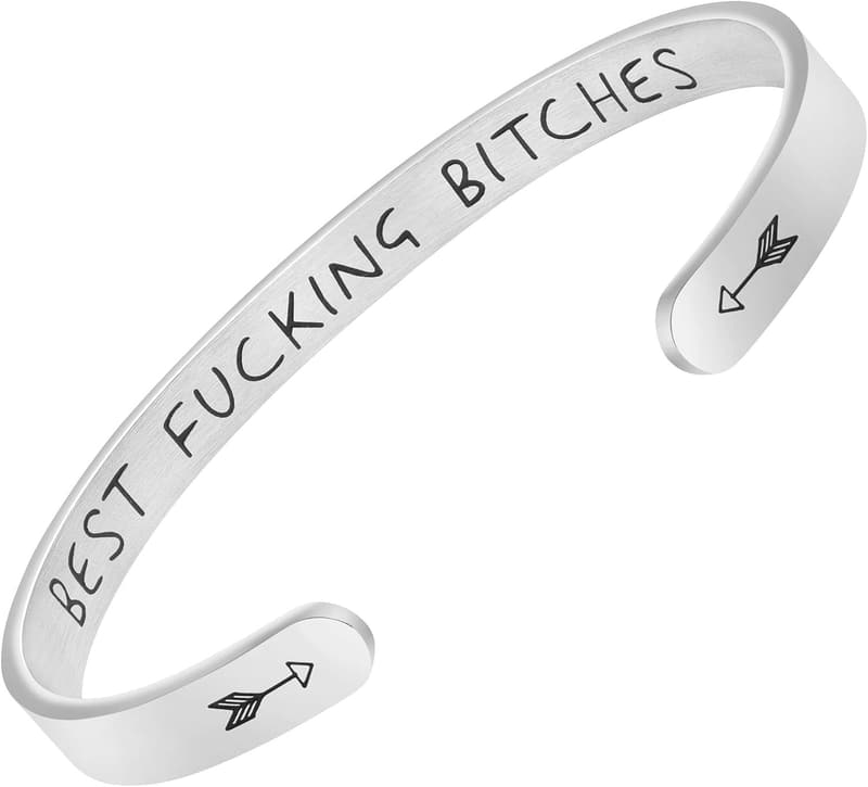 Personalized Inspirational Cuff Bracelet for Women