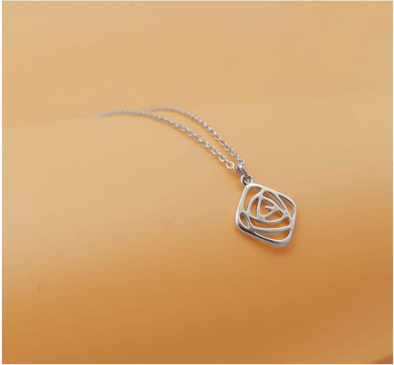 Good Luck Elephant Compass Necklace with Message Card
