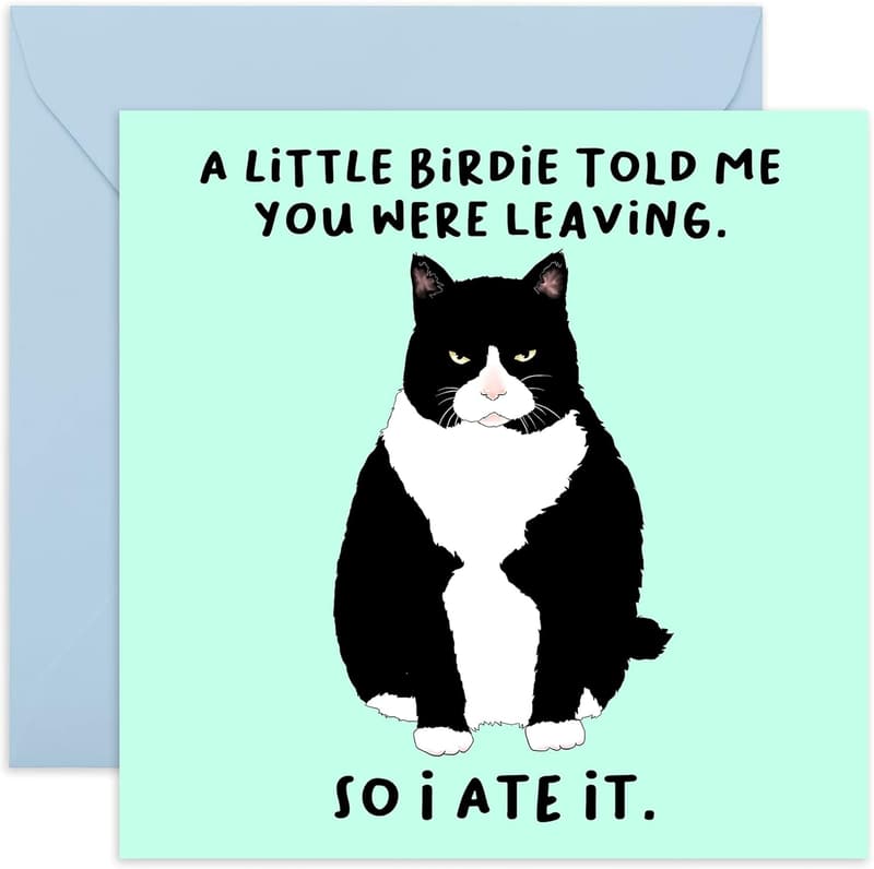 Funny Retirement Card - 'A Little Birdie…You Were Leaving'
