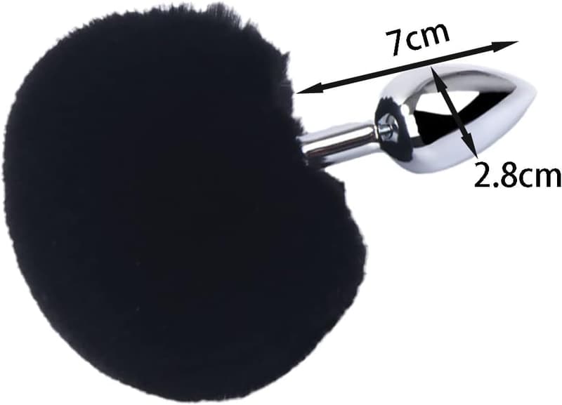 Sex Fox Tail Anal Plug Set with Cat Ears & Necklace for Couples